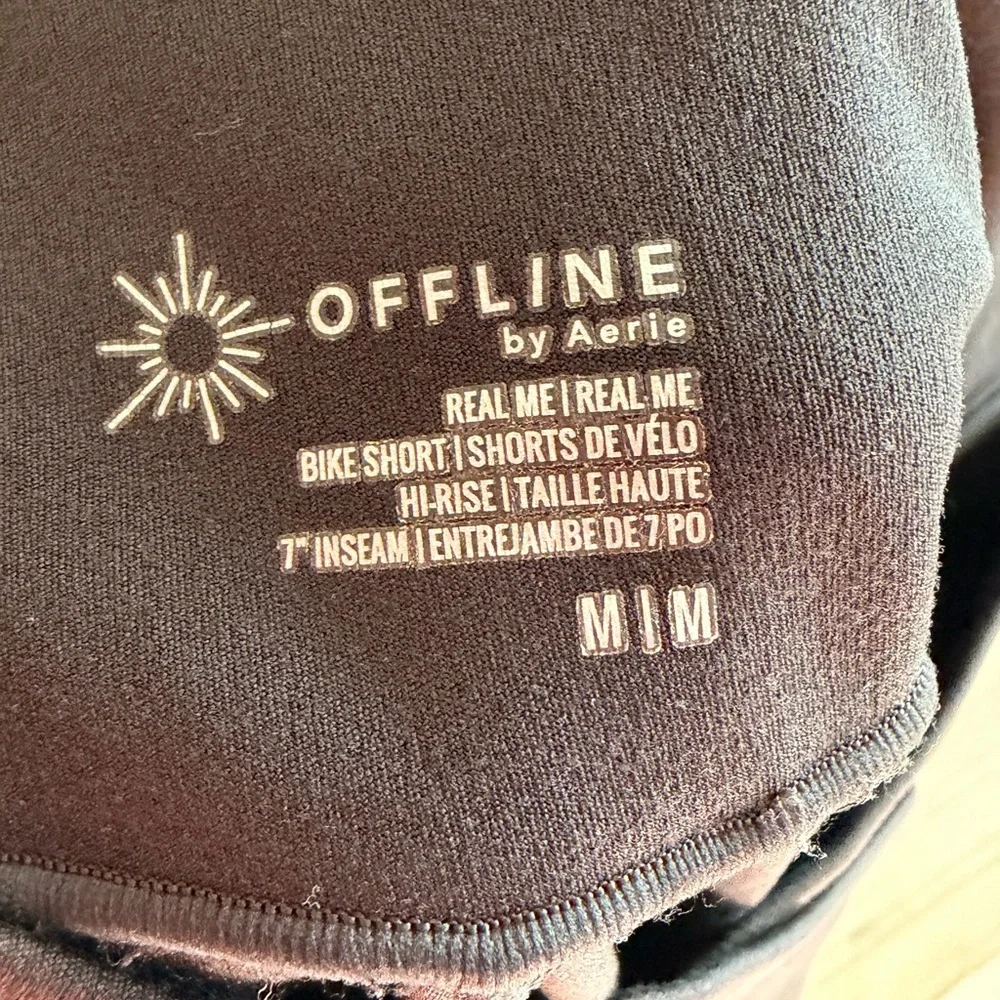 Offline by Aerie Real Me Bike Shorts 7” Inseam- Medium - Picture 3 of 3